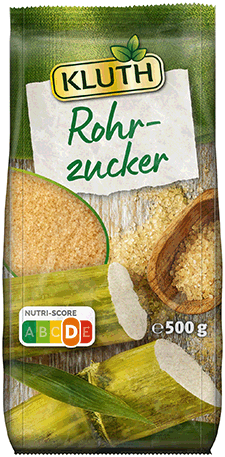 KLUTH Beutel Roh-Rohrzucker