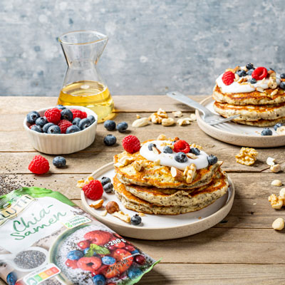 Vegane Chia-Pancakes